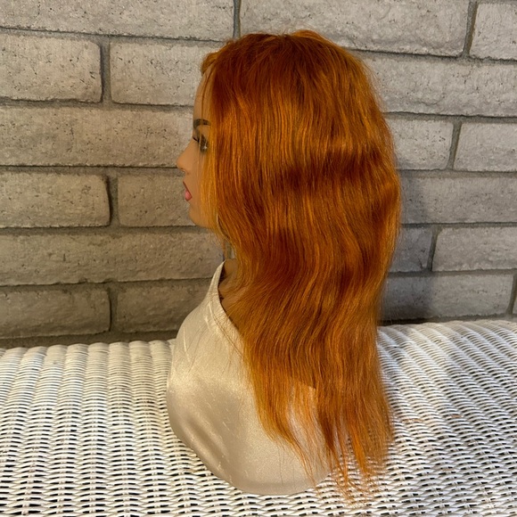 100% Human Hair Wig Ginger - Picture 2 of 10